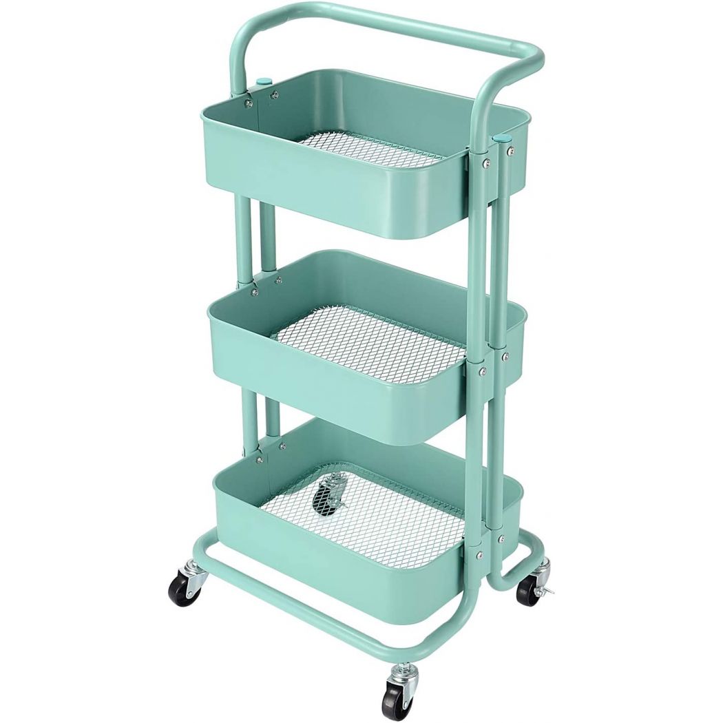 Multifunction Storage Easy Assembly Trolley for Salon